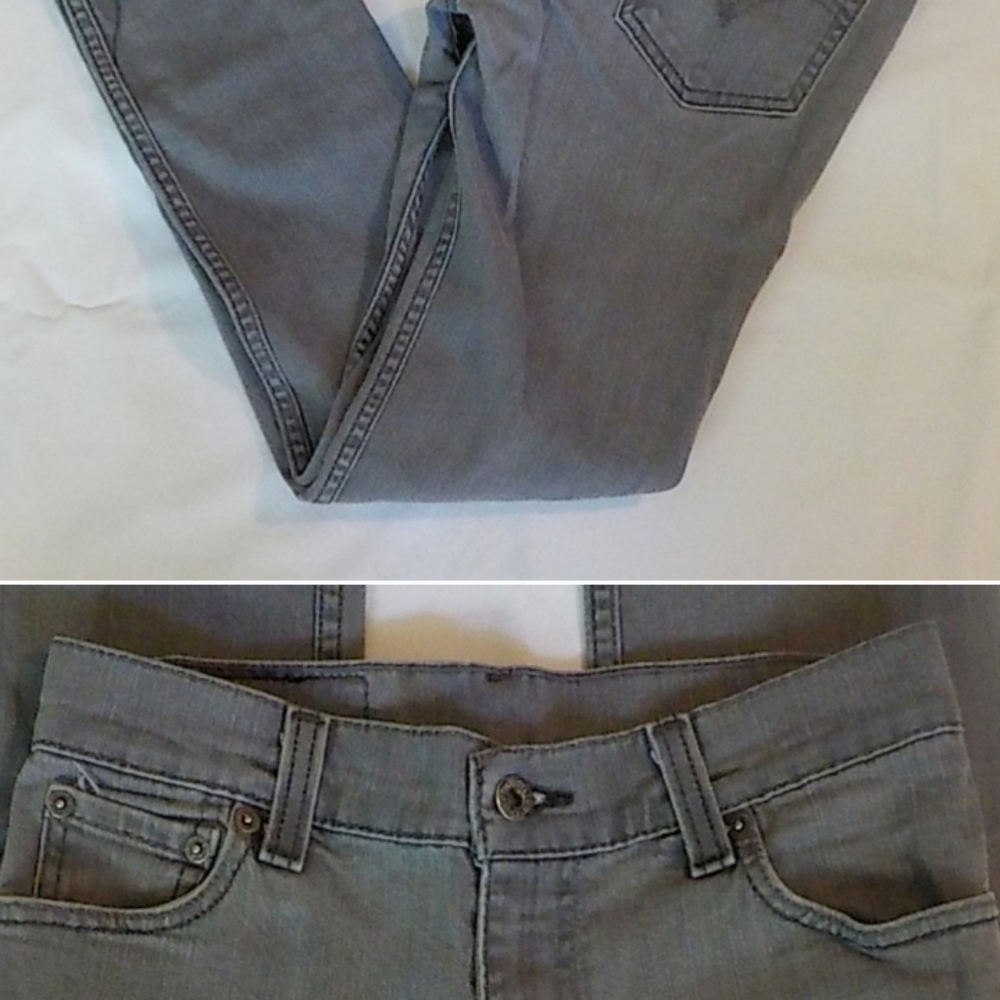 Levi's 510 jeans sz 28 30 gray super skinny